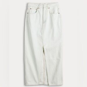 Women's Industry White Wash Denim Skirt Size 8